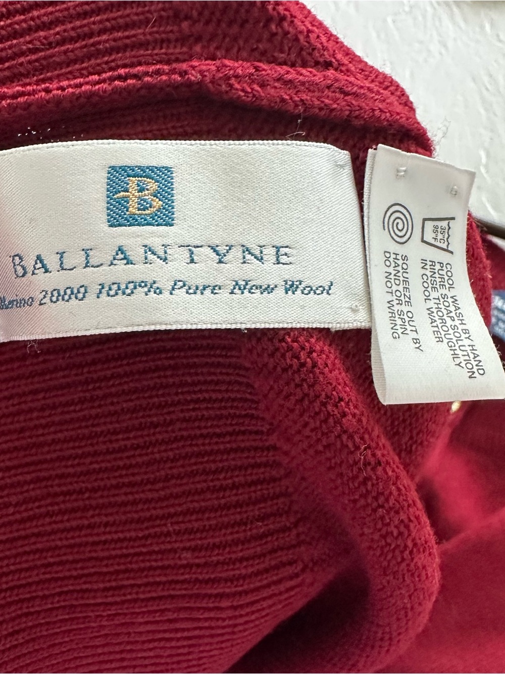 Burberry vintage ballantyne button up cardigan - Picture 9 of 11